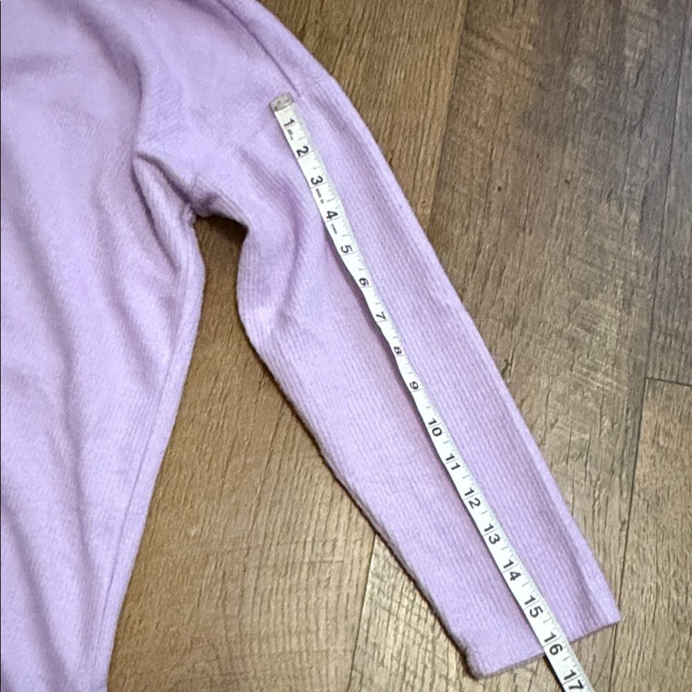 Anthropologie Lilac Knit Top - Picture 7 of 8